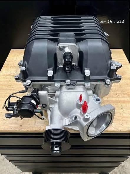 lsa supercharger zl1 lid with reinforced brick solid isolator lsx 6.2 blower lsa supercharger zl1 lid with reinforced brick solid isolator lsx 6.2 blower