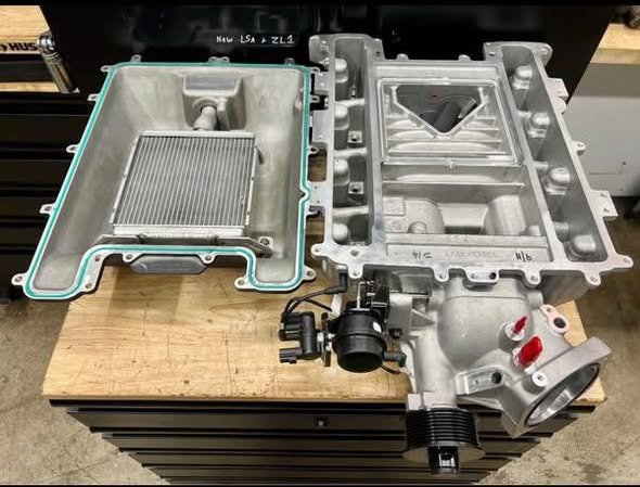 lsa supercharger zl1 lid with reinforced brick solid isolator lsx 6.2 blower lsa supercharger zl1 lid with reinforced brick solid isolator lsx 6.2 blower