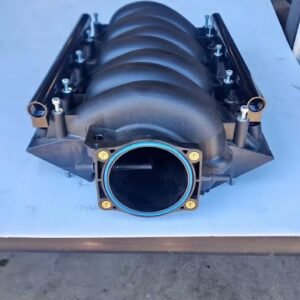 new ls3 rectangle port intake w/ holley fuel rails
