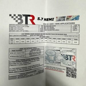 btr gen lll 5.7 hemi vvt cam shift kit and mds delete kit(add 75 hp to the wheels)