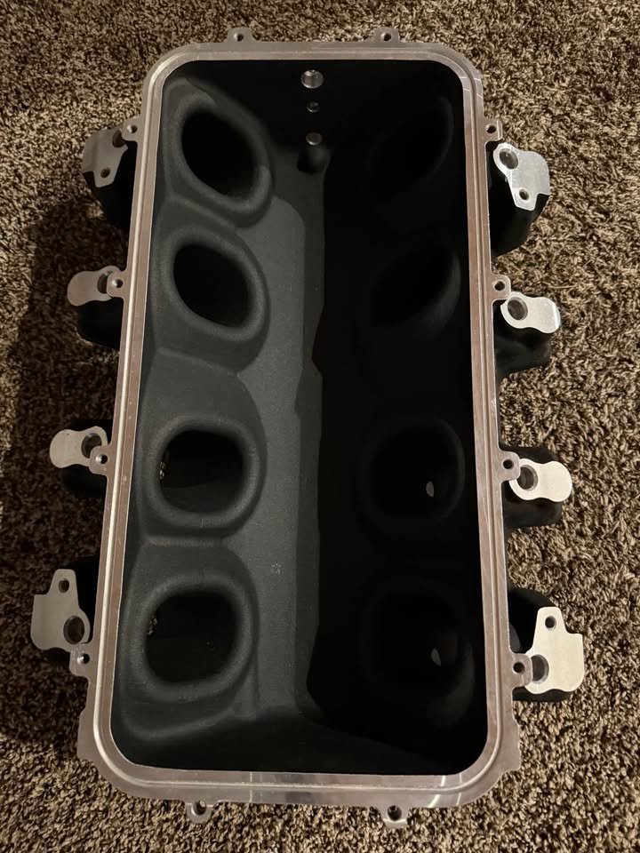holley low ram ls rec port intake, billet fuel rails, 76 lb injectors holley low ram ls rec port intake, billet fuel rails, 76 lb injectors