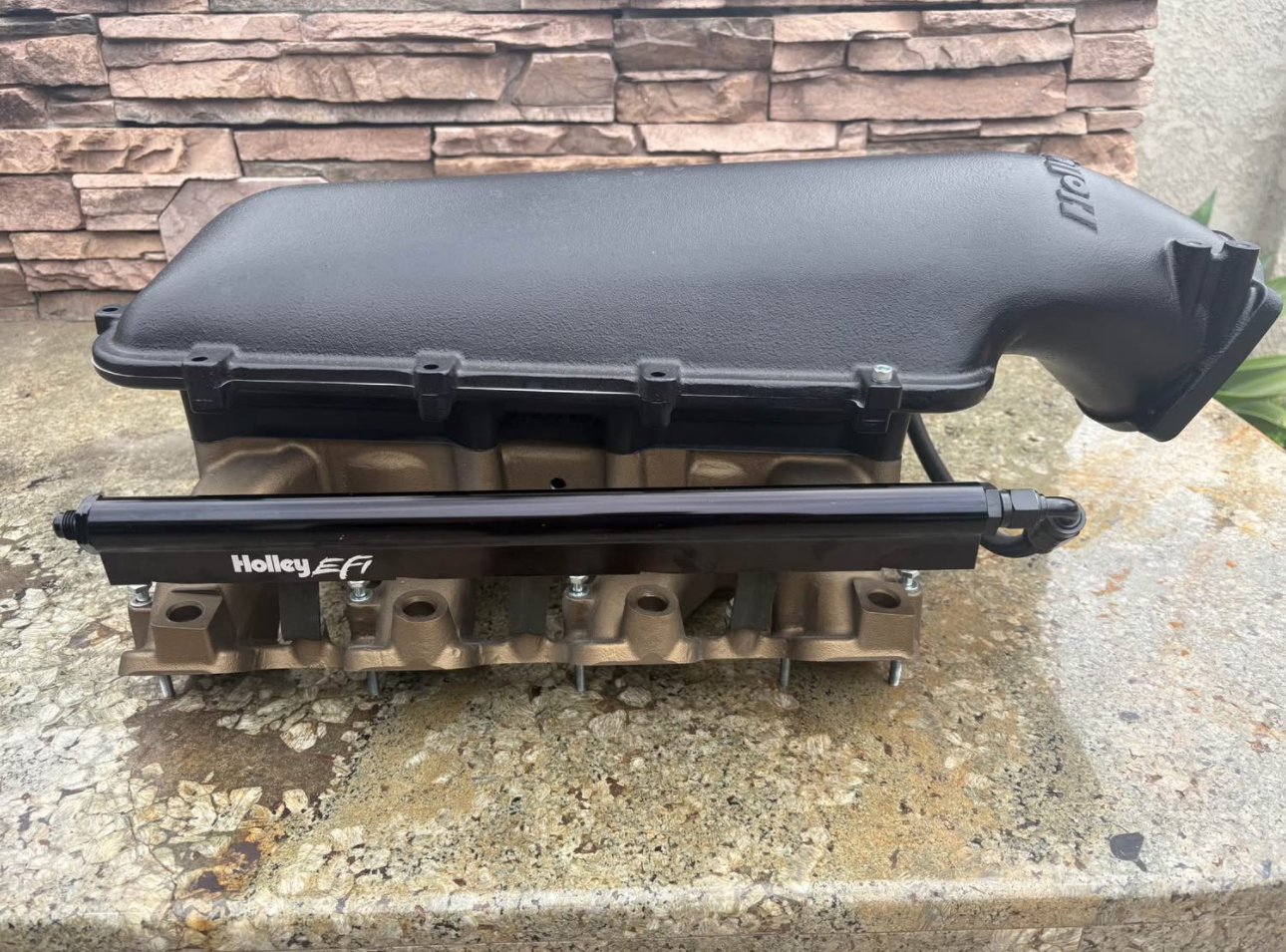 holley mid ram ls3 rectangle port intake manifold with fuel rails holley mid ram ls3 rectangle port intake manifold with fuel rails