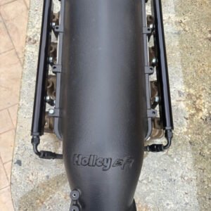 holley mid ram ls3 rectangle port intake manifold with fuel rails