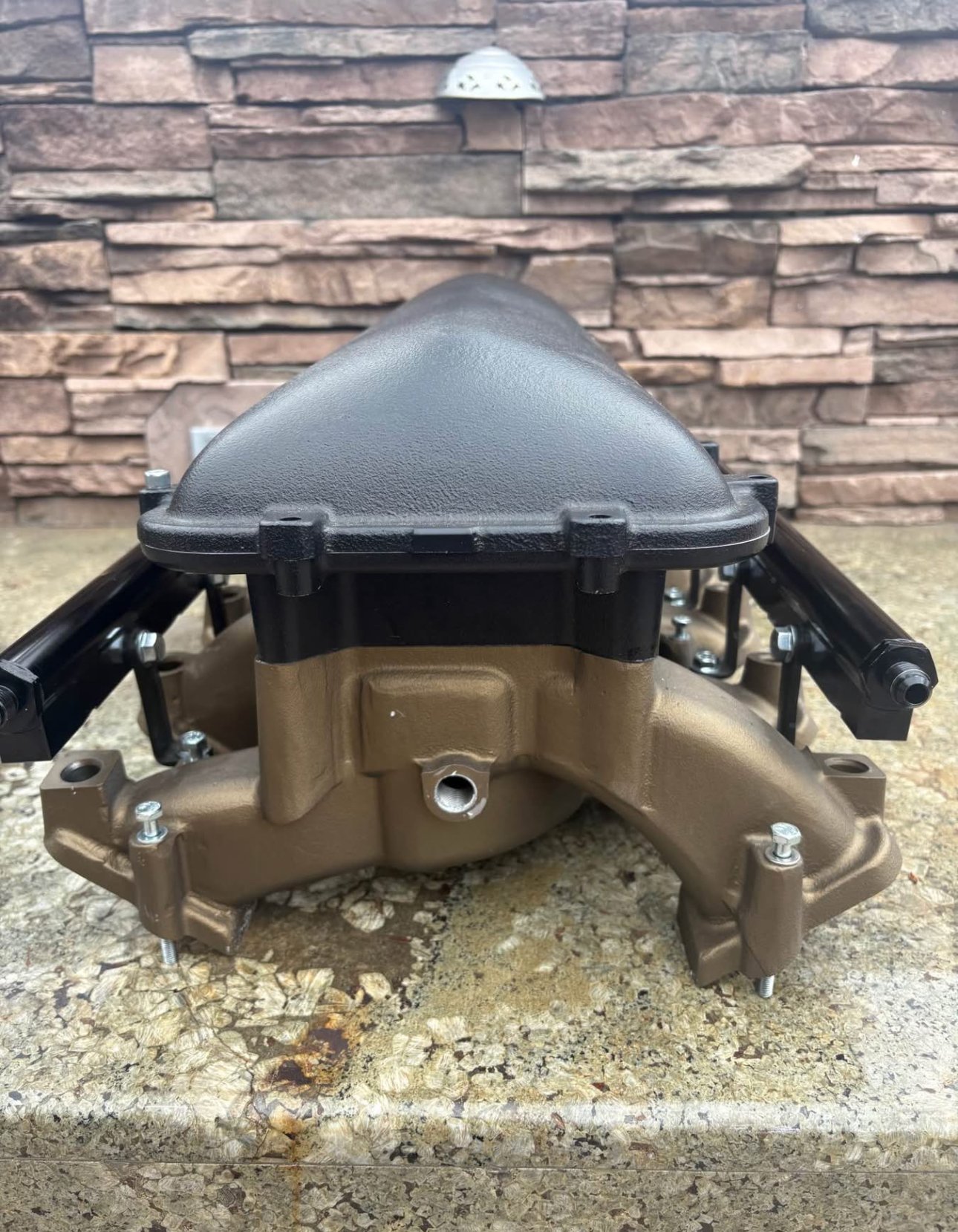 holley mid ram ls3 rectangle port intake manifold with fuel rails holley mid ram ls3 rectangle port intake manifold with fuel rails