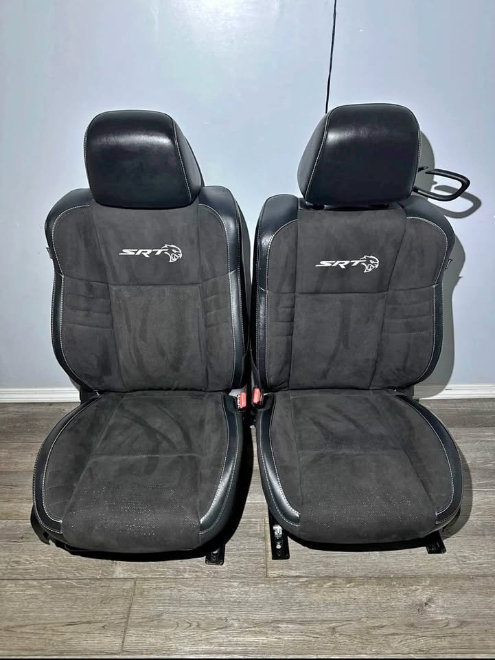 dodge challenger hellcat seats black leather / suede set | fits 18 ,19 ,20 ,21 ,22, 23 dodge challenger hellcat seats black leather / suede set | fits 18 ,19 ,20 ,21 ,22, 23