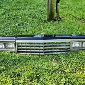1980s chevy caprice front header panel assembly – complete grille, headlights & trim