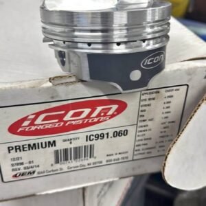 chevy 454 icon forged pistons .060 over – bbc 454 – 6.385” rod – ic991.060