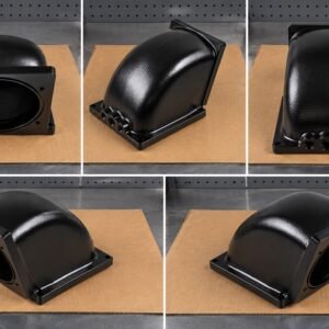 black shauns custom alloy 4500 intake elbow – 105mm ls throttle body flange