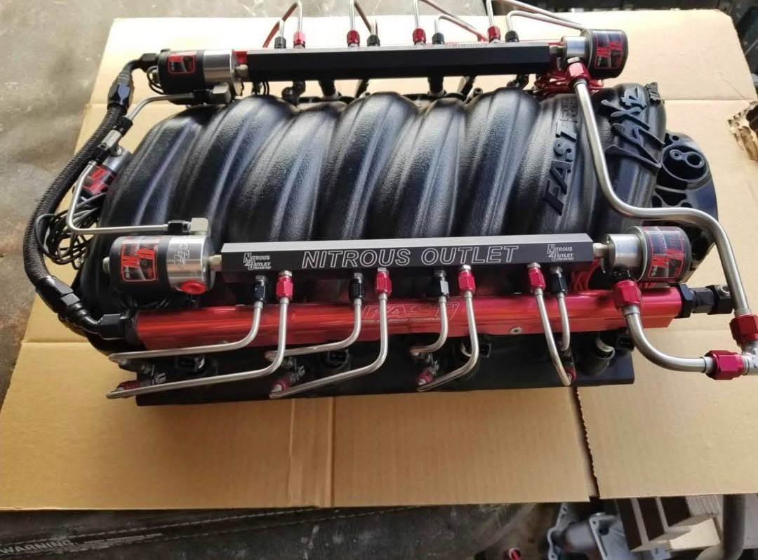 fast lsxr 102 cathedral port intake manifold with nitrous outlet fogger system – brand new fast lsxr 102 cathedral port intake manifold with nitrous outlet fogger system – brand new